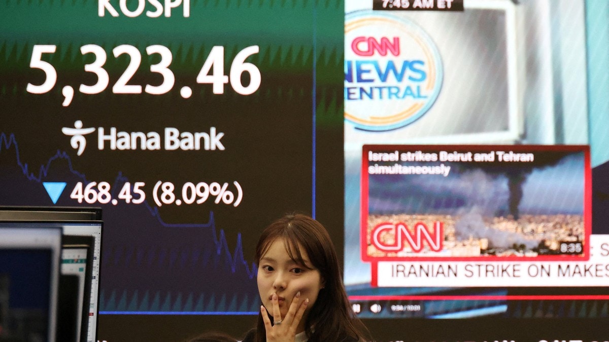 Kraftig fall på børsen i Asia