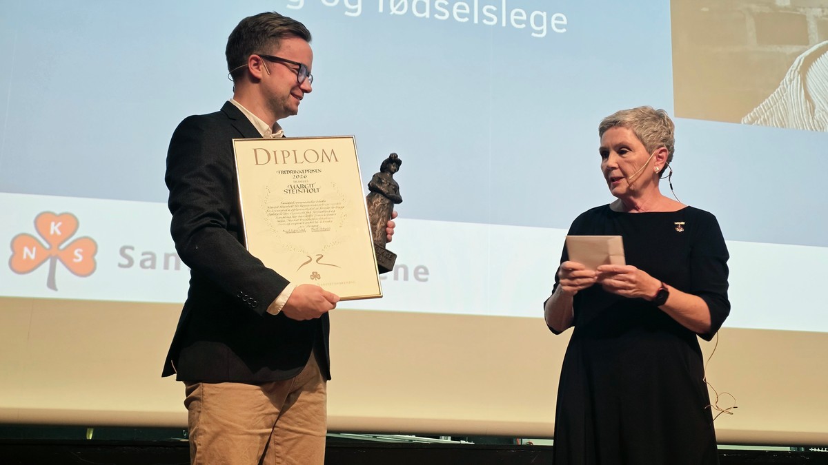Margit Steinholt fikk Sanitetskvinnenes hederspris posthumt